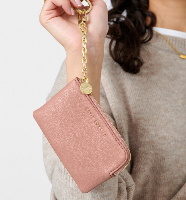 Tilly Keychain Purse | Dusty Rose