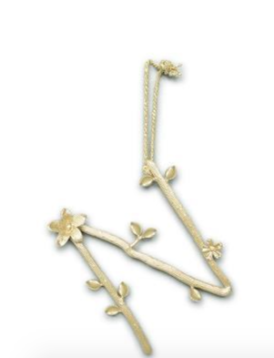 N Flowering Branch Initial Ornament