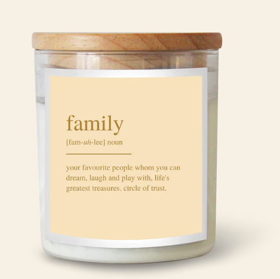 Family 2 Wick Goldie Candle