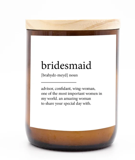 Bridesmaid Candle