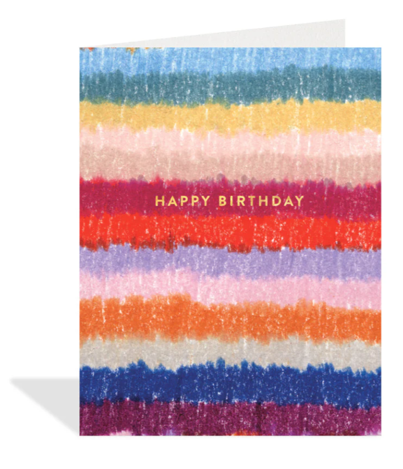 Birthday Stripes Card