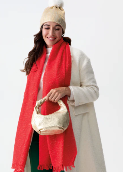 Chrissy Knotted Metallic Top Bag | Gold