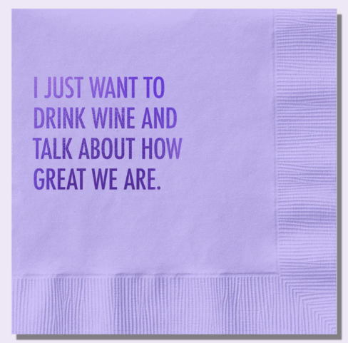 Wine & Great Napkins