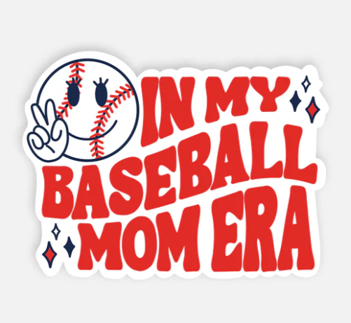 Baseball Mom Era Sticker