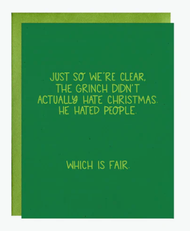 Grinch Christmas Card