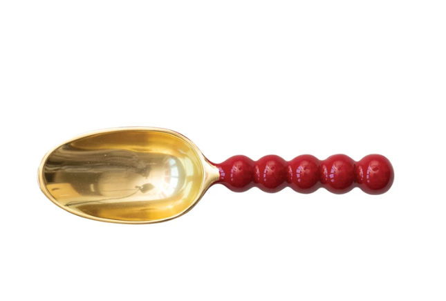 Red and Gold Holiday Scoop
