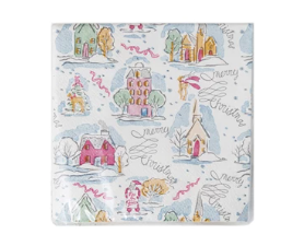 Holiday Pattern Cocktail Napkin