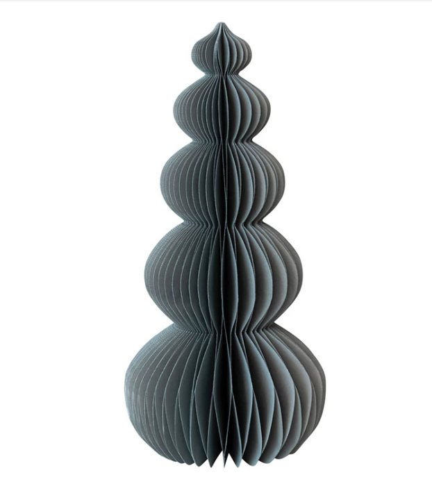 16" Grey Paper Honeycomb Tree