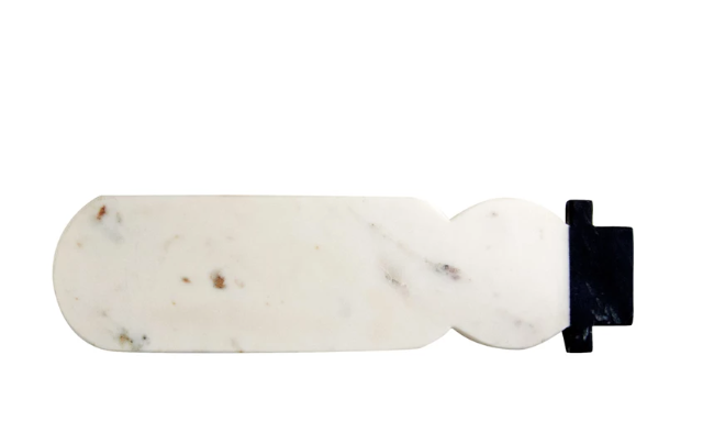 19" Marble Snowman Shaped Cheese Board