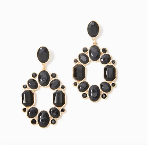 Secret Soiree Noir Earrings