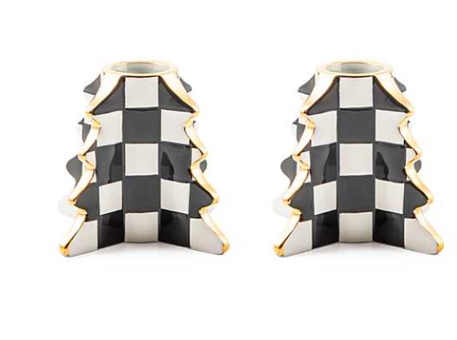 Check Tree Candle Holders