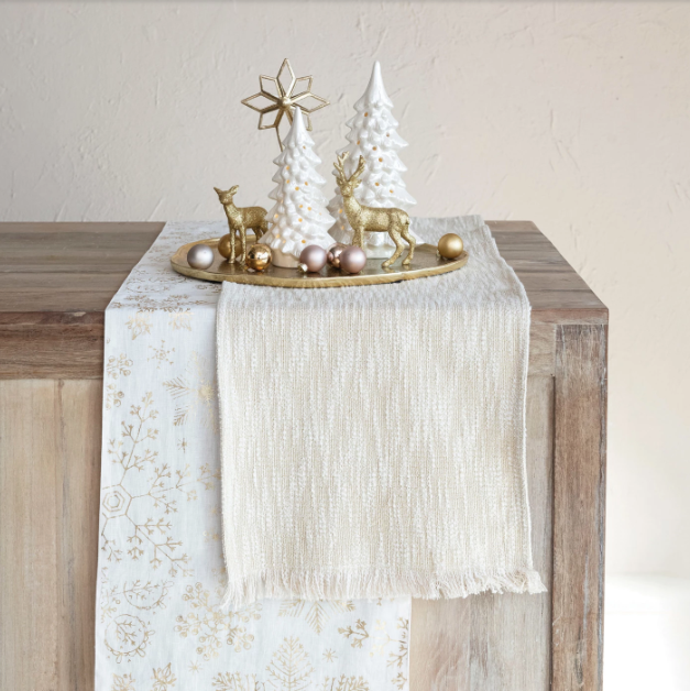Metallic Woven Table Runner