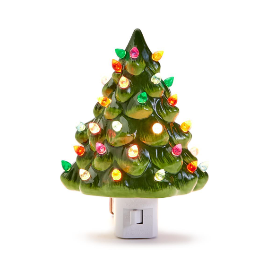 Vintage Green Tree Nightlight