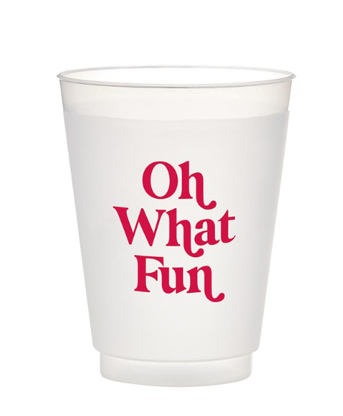Oh What Fun Frost Cup (Set of 8)