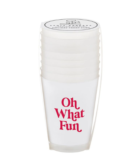 Oh What Fun Frost Cup (Set of 8)