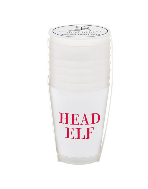 Head Elf Frost Cup (Set of 8)