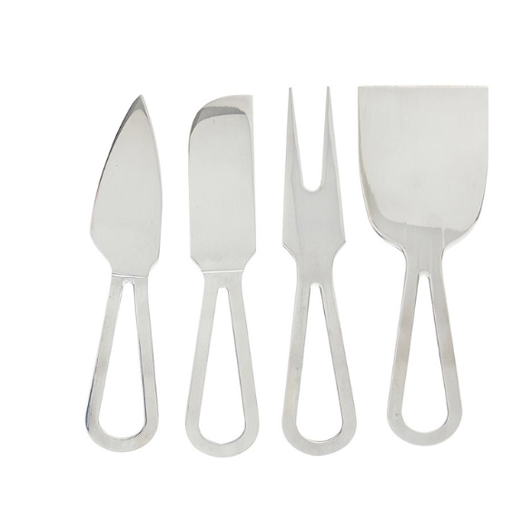 Silver Cheese Knife Set
