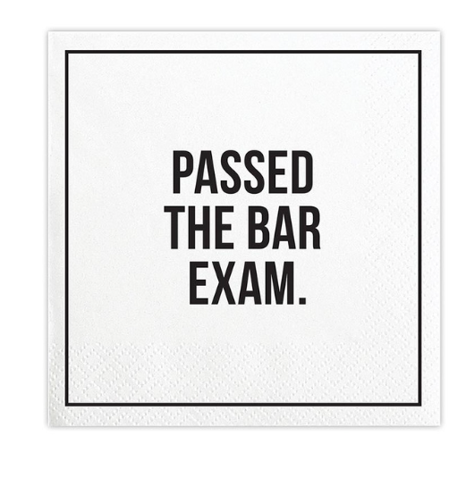 Pass the Bar Cocktail Napkin