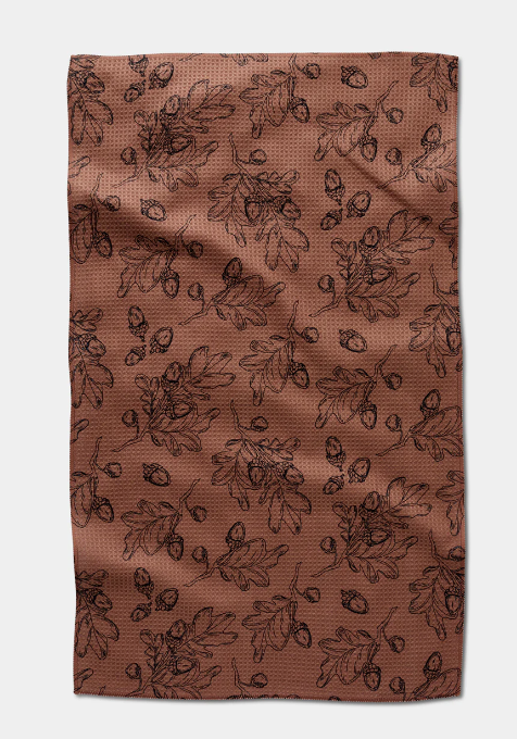 Geometry Tea Towel |  Fall Foliage
