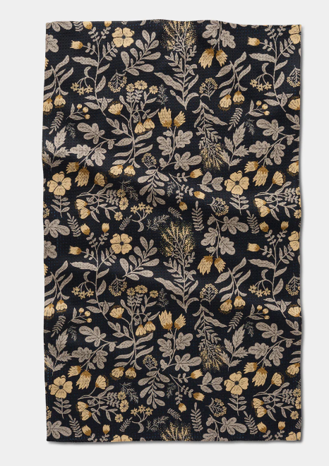 Geometry Tea Towel |  Woodland Wildflowers