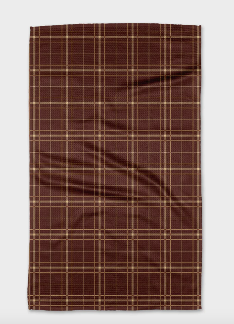 Geometry Tea Towel | Cozy Plaid