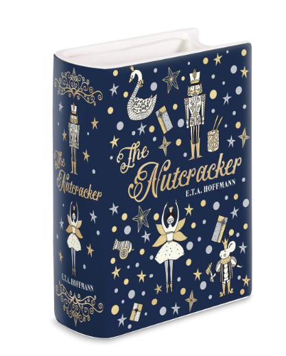 Small Nutcracker Book Vase