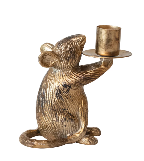 Metal Mouse Taper Holder