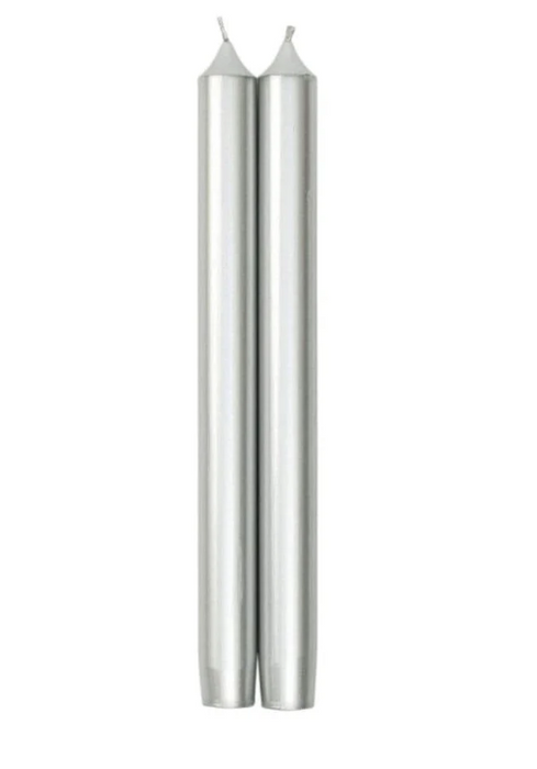 12" Tapers Set of 2 | Silver
