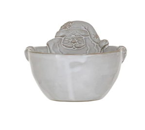 Santa Small Stoneware Bowl