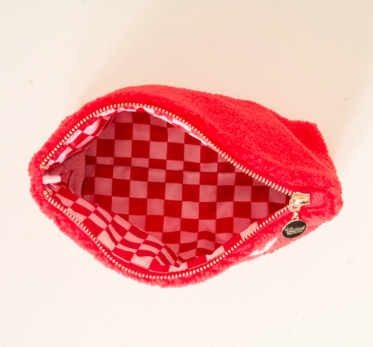 Holly Jolly Teddy Pouch