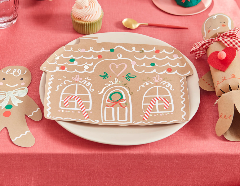 Gingerbread House Plates