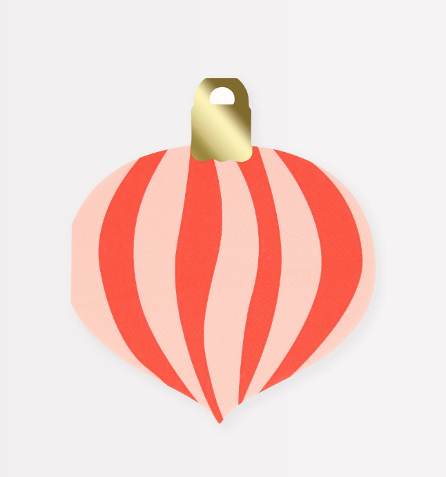 Striped Ornament Napkins