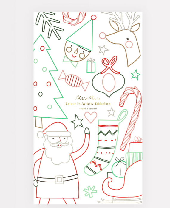 Christmas Color in Tablecloth
