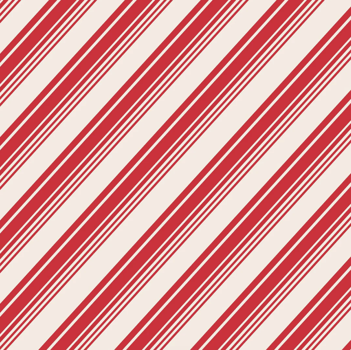 Peppermint Stripe Cocktail Napkin
