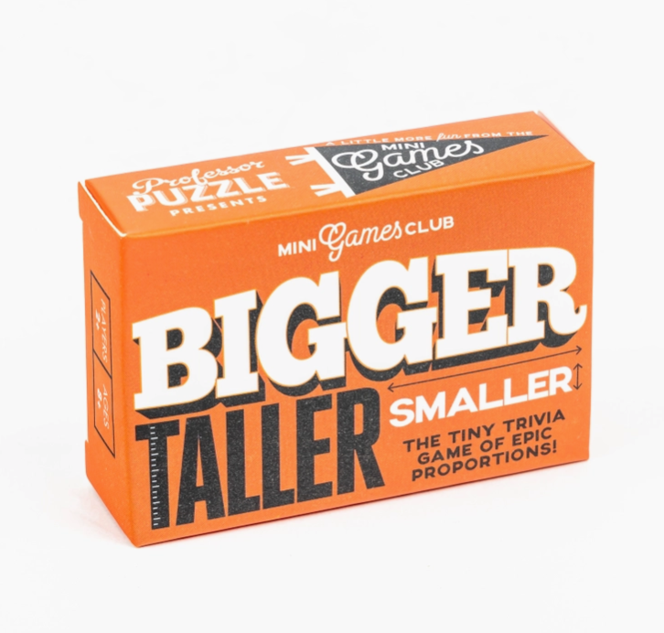 Mini Games | Bigger Taller Smaller