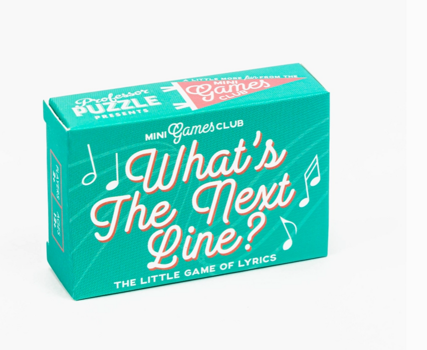 Mini Games | What's the Next Line?