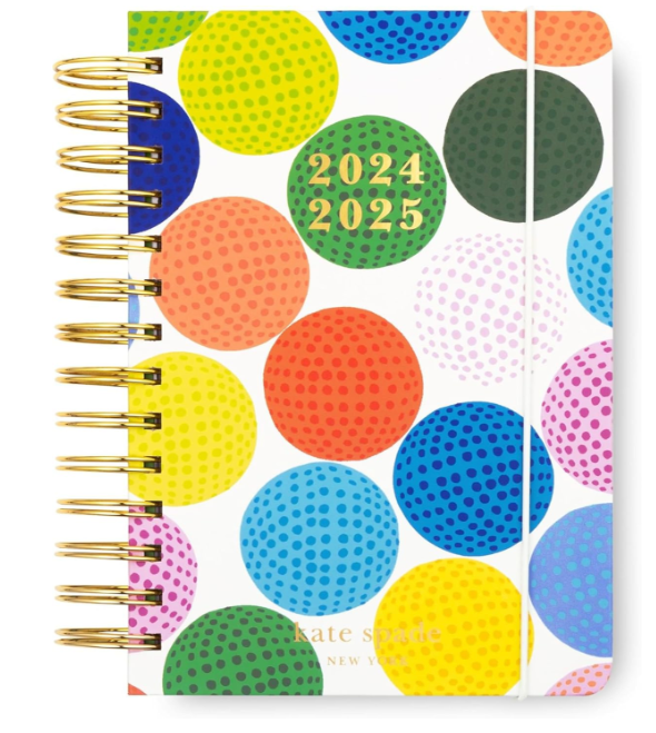 Kate Spade 17 Month 2024-25 Med Planner | Golf Balls