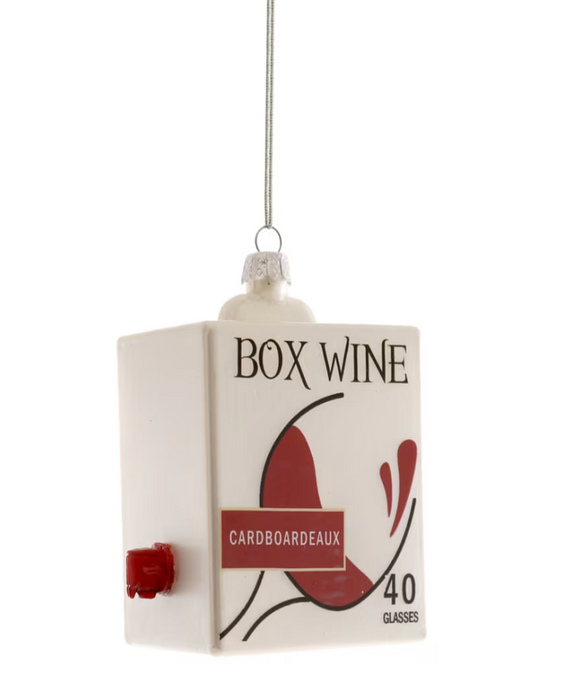 Boxed Wine Ornament
