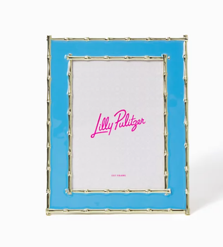 Lilly 5x7 Bamboo Frame | Blue Stream