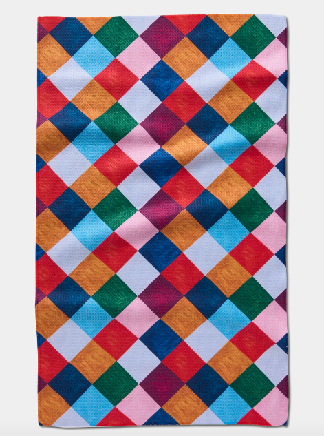 Geometry Tea Towel | Holiday Harlequin