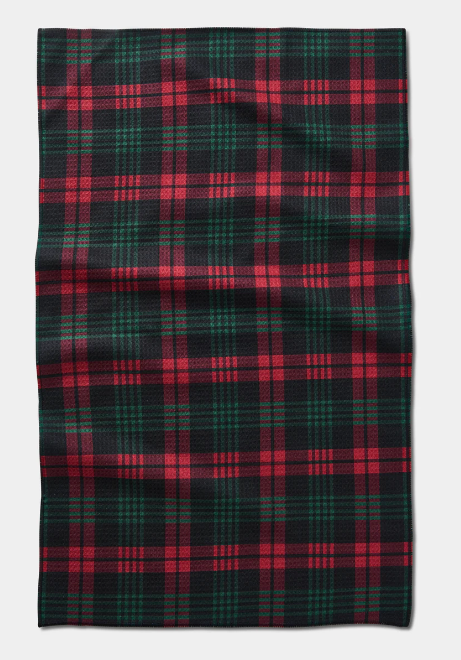 Geometry Tea Towel | Very Merry Plaid