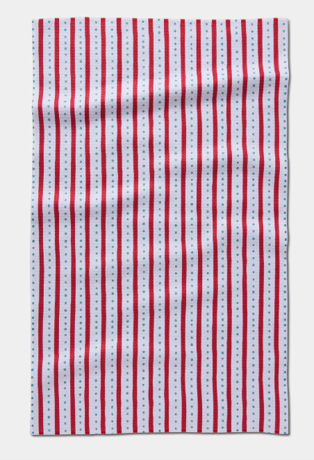 Geometry Tea Towel | Candy Stripes