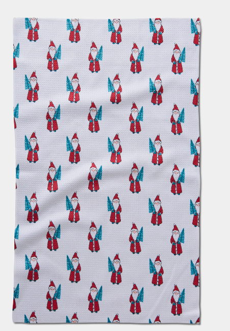 Geometry Tea Towel | Little Santa