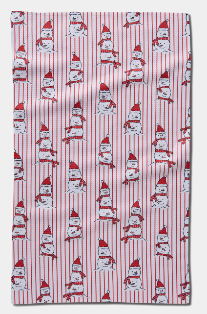 Geometry Tea Towel | Silly Snowman