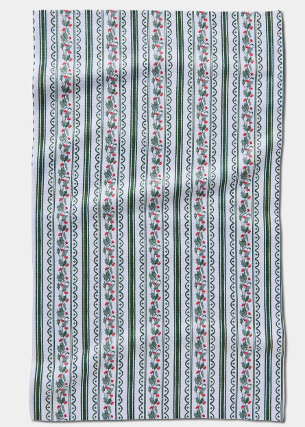 Geometry Tea Towel | Christmas Vines
