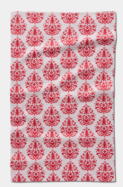 Geometry Tea Towel | Nordic Holiday Stamp