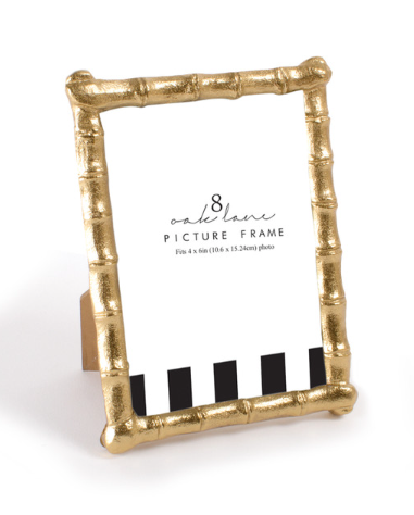 5x7 Gold Bamboo Frame