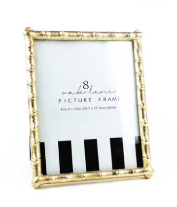 8x10 Gold Bamboo Frame