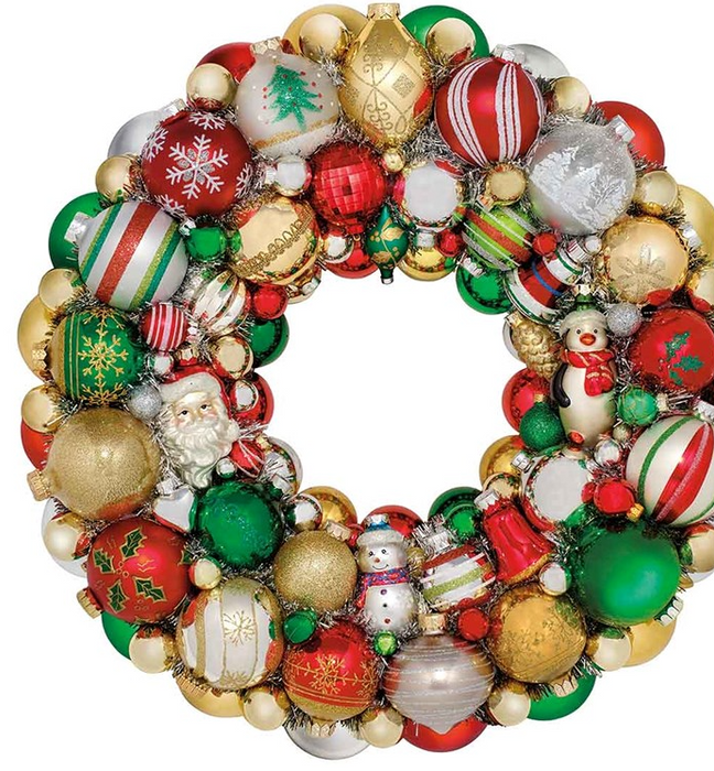Holiday Ornament Wreath 1000 Pc Puzzle