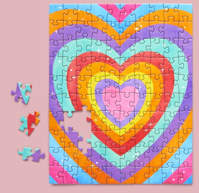 Velvet Heart 100 Pc Puzzle